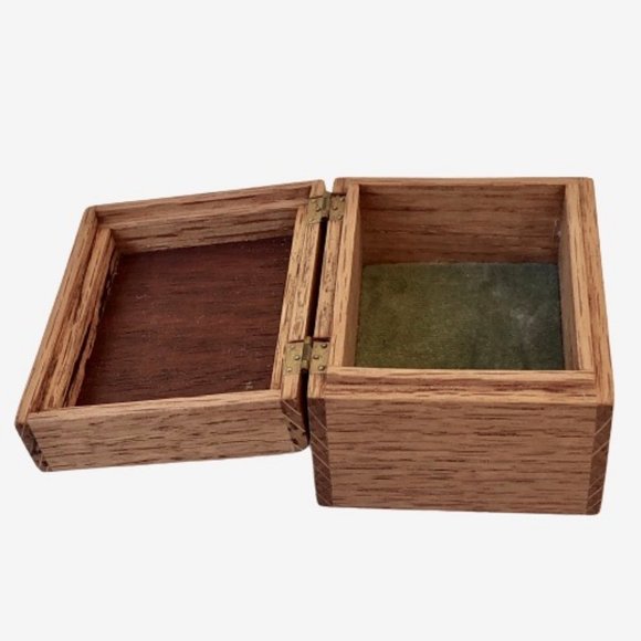 Vintage '78 Wood Trinket Box Artist Signed Gruenberg KINGWOOD FROM BRAZIL - Picture 14 of 16